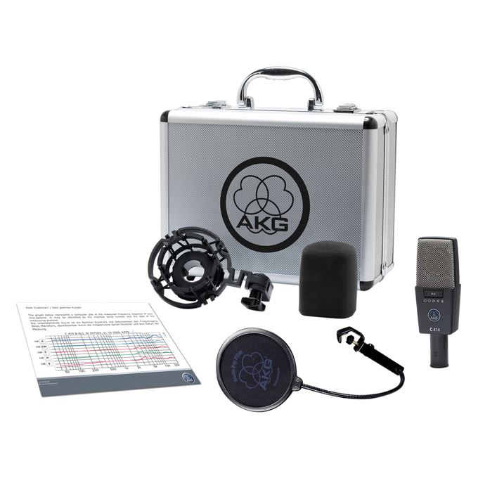配信機器・PA機器・レコーディング機器 AKG C414 XLS Microphone C414 XLS | Reference multipattern condenser microphone