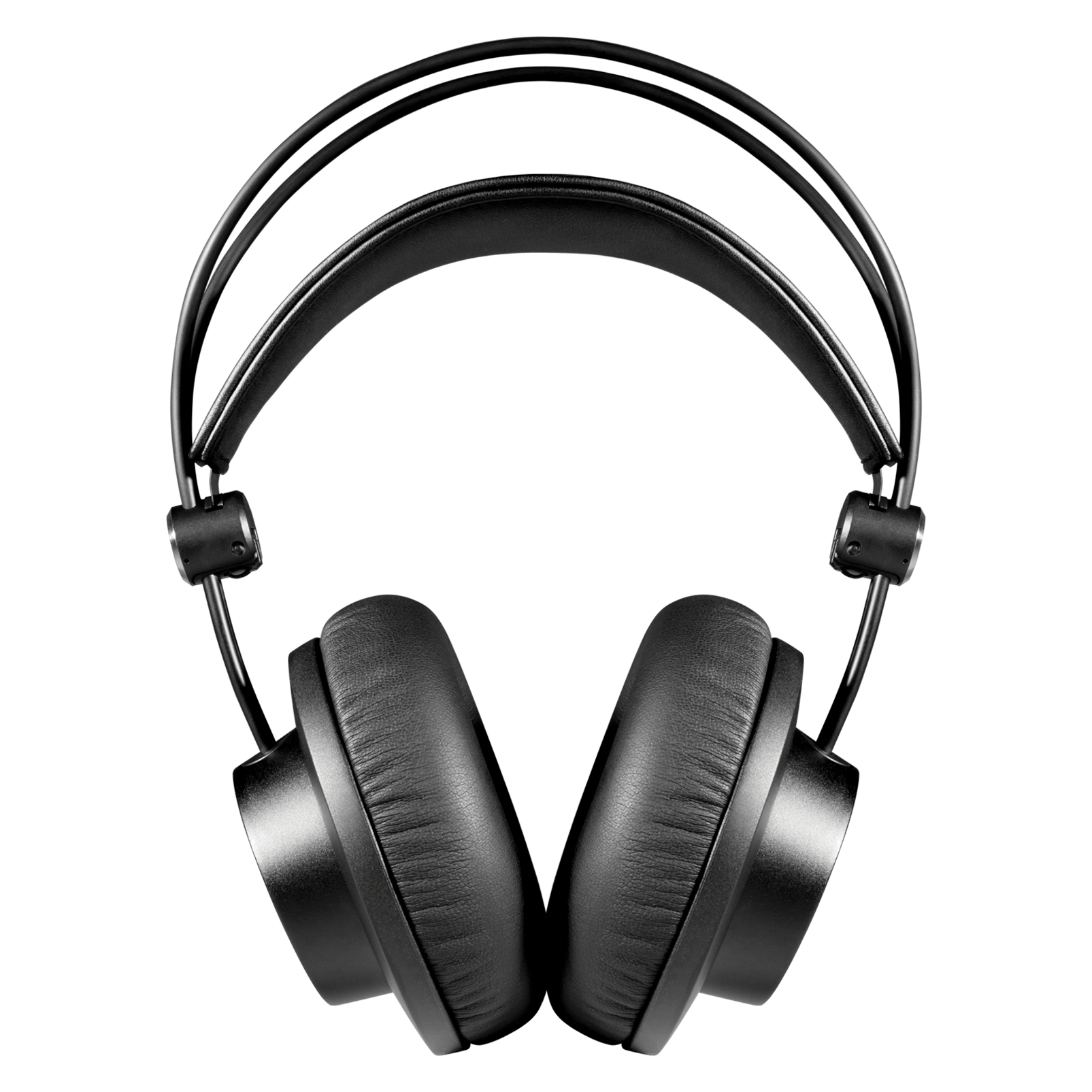 K245 - Black - Over-ear, open-back, foldable studio headphones - Front