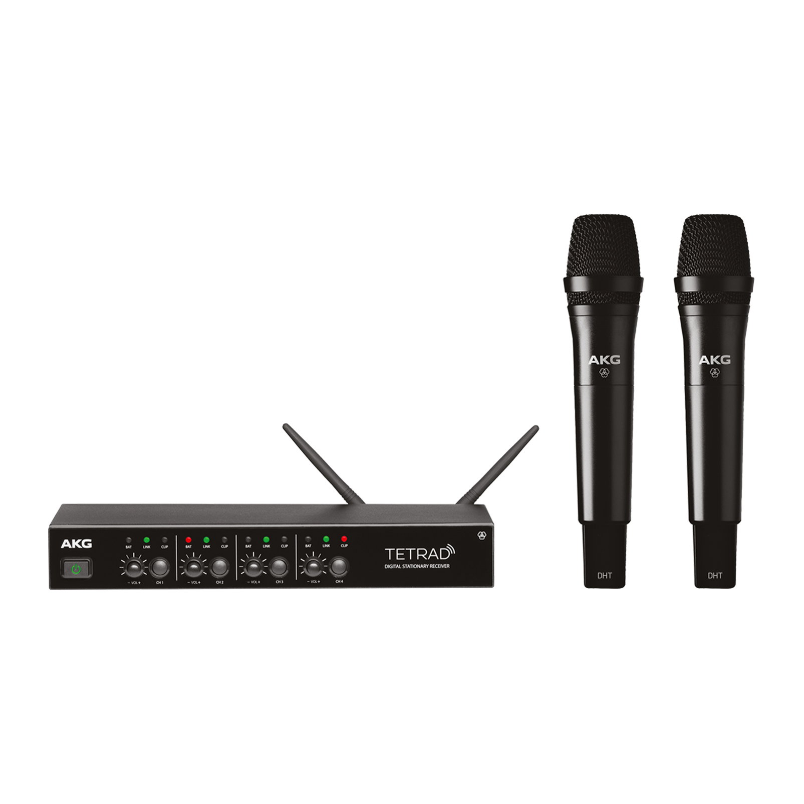DMSTetrad Vocal Set P5 (EU) - Black - Professional digital four channel wireless system - Hero