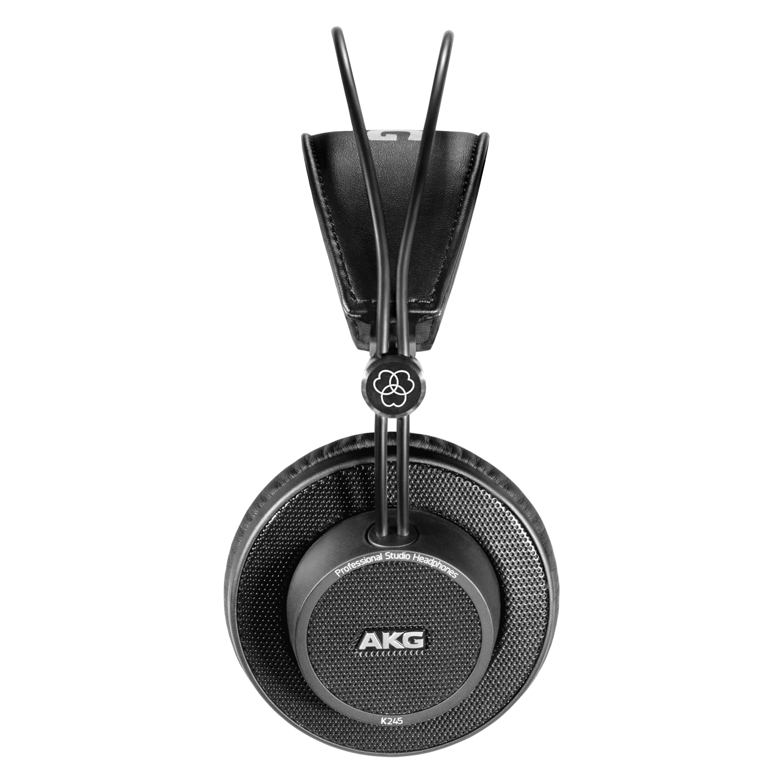 K245 - Black - Over-ear, open-back, foldable studio headphones - Left