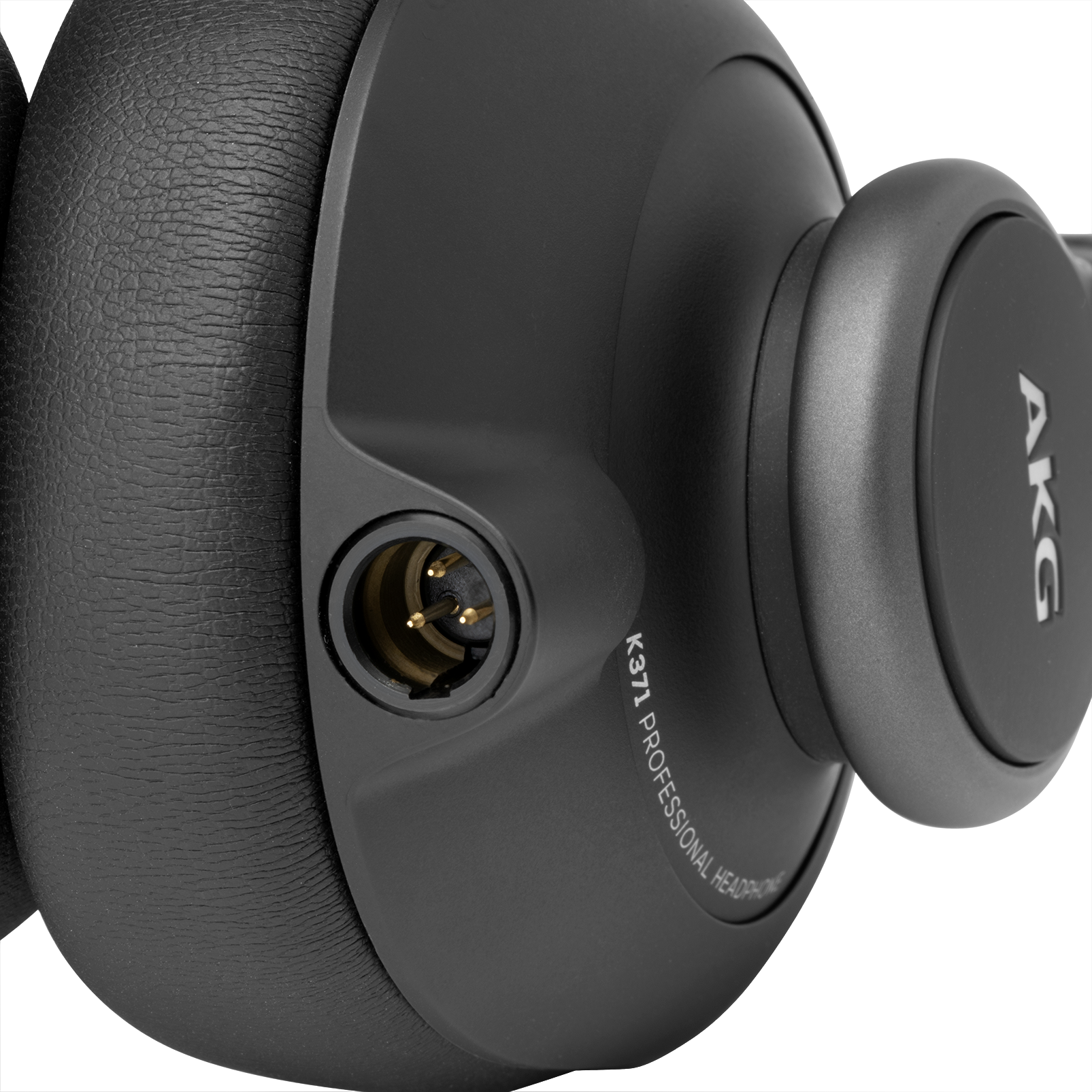 K371 - Black - Over-ear, closed-back, foldable studio headphones - Detailshot 4